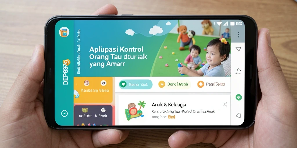 Antarmuka DEPO89 yang ramah pengguna untuk kontrol orang tua yang efektif.