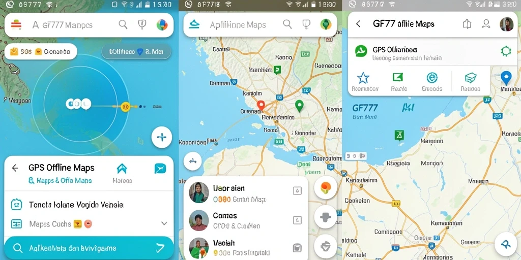 Tampilan antarmuka GF777 yang sederhana dan informatif.