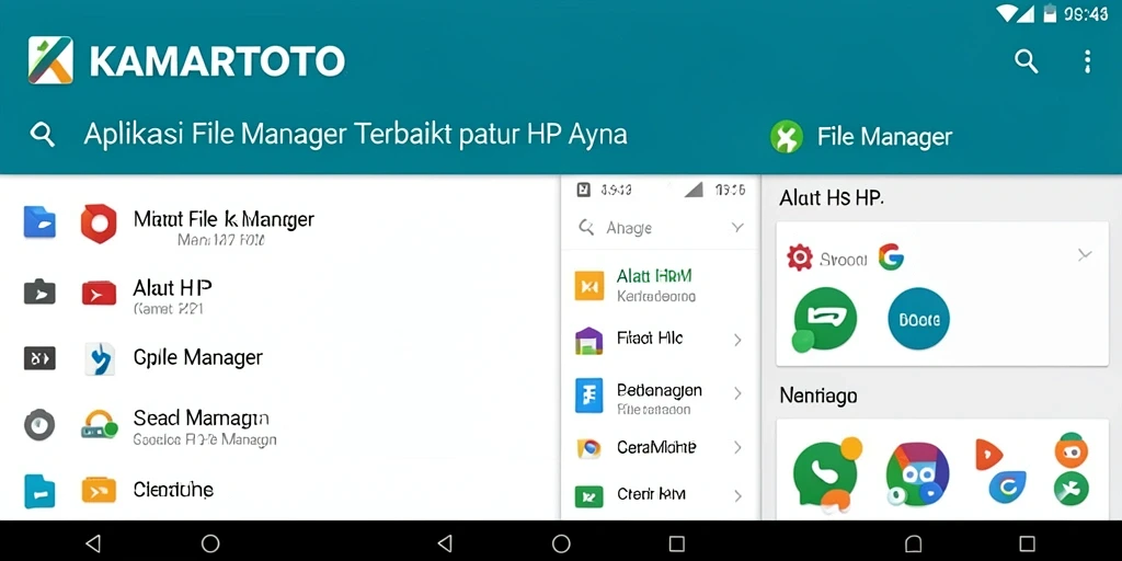 Tampilan antarmuka KAMARTOTO yang rapi dan fungsional.