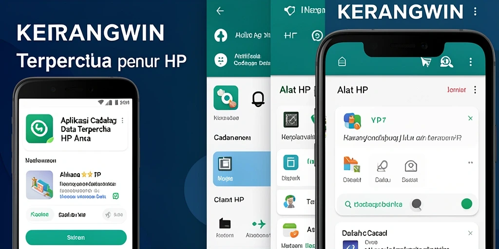 Tampilan antarmuka KERANGWIN yang sederhana dan fungsional.