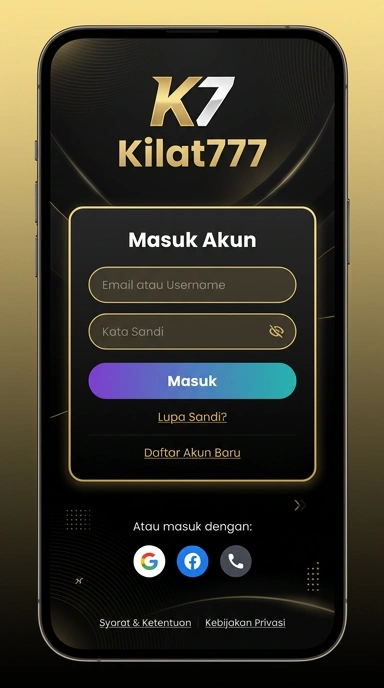 Panduan Login Akun Kilat777 di Android